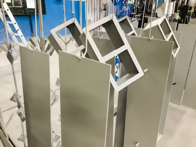 Metal surface painting